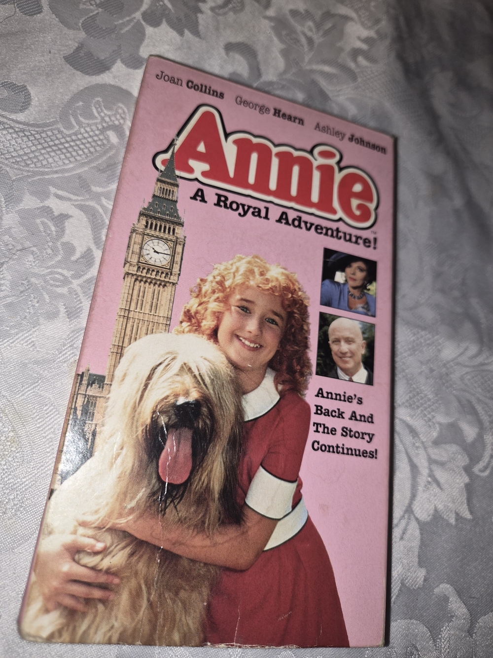 Annie A Royal Adventure! Pink DVD or VHS Cover